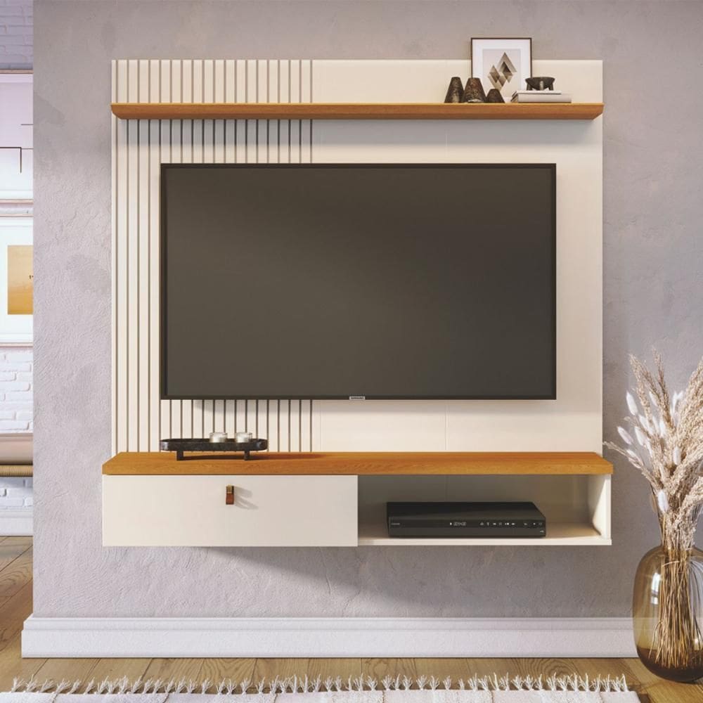 Home Para TV 55 Polegadas Marrocos Cinamomo Off White
