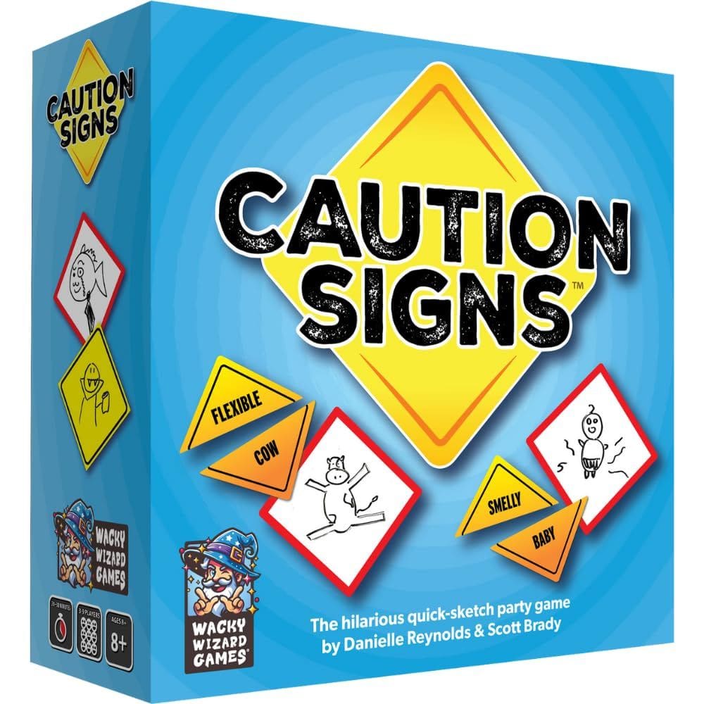 Jogo de festa WISE WIZARD GAMES Caution Signs Quick-Sketch