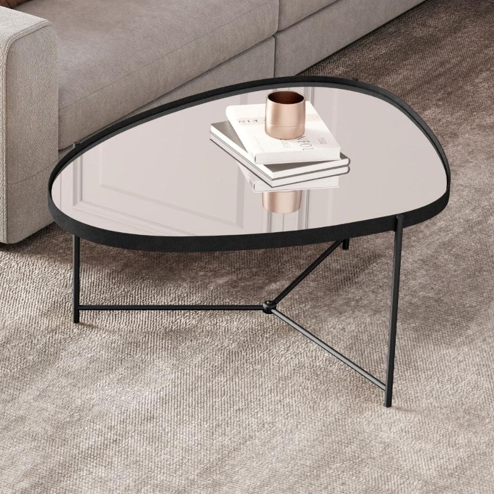 Mesa de Centro Charlotte Preto Preto Fosco