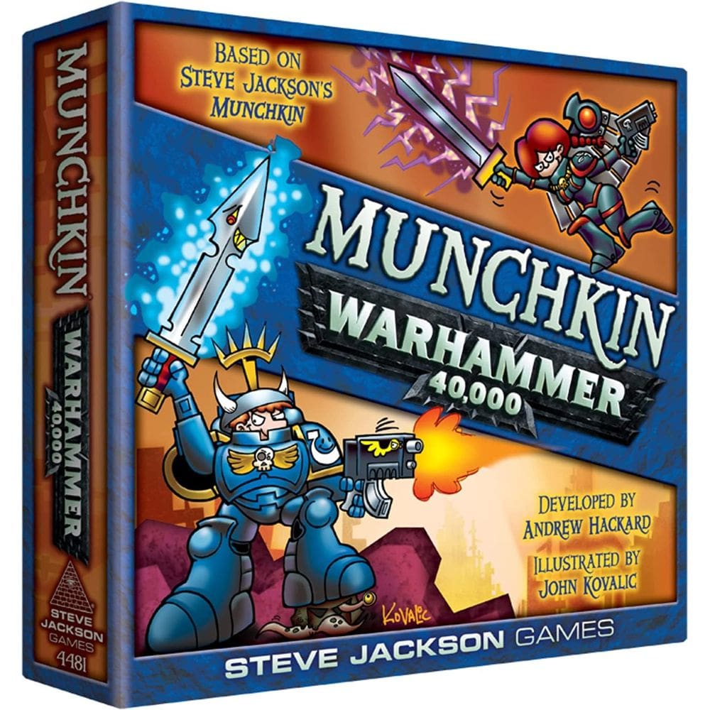 Jogo de tabuleiro Munchkin Warhammer 40.000 para 3-6 jogadores com mais de 10 anos