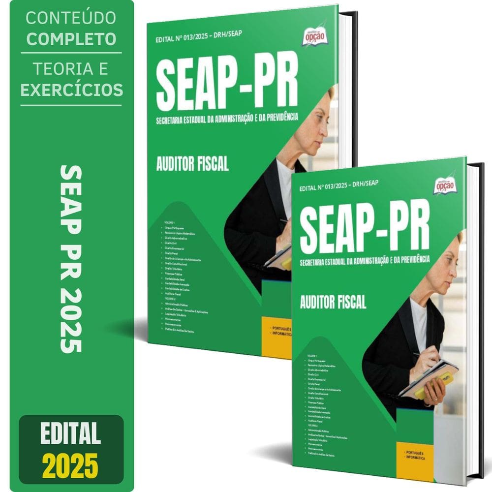 Apostila Seap Pr 2025 - Auditor Fiscal