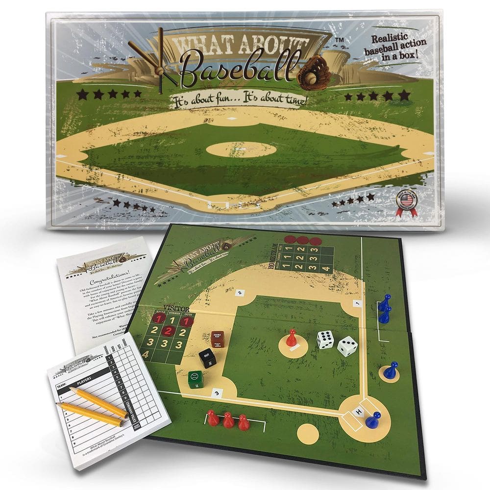 Jogo de tabuleiro Grandma Smiley`s What About Baseball Kids 8-12