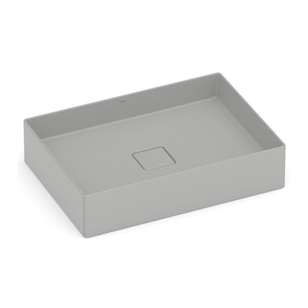 Cuba de Apoio Retangular 51cm x 36cm sem Mesa T6 Terra Roca Stone