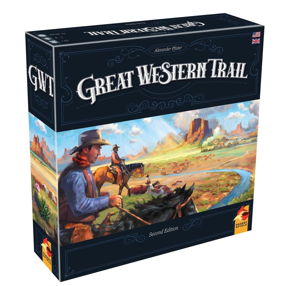 Jogo de tabuleiro Great Western Trail 2ª edição | 12 anos ou mais
