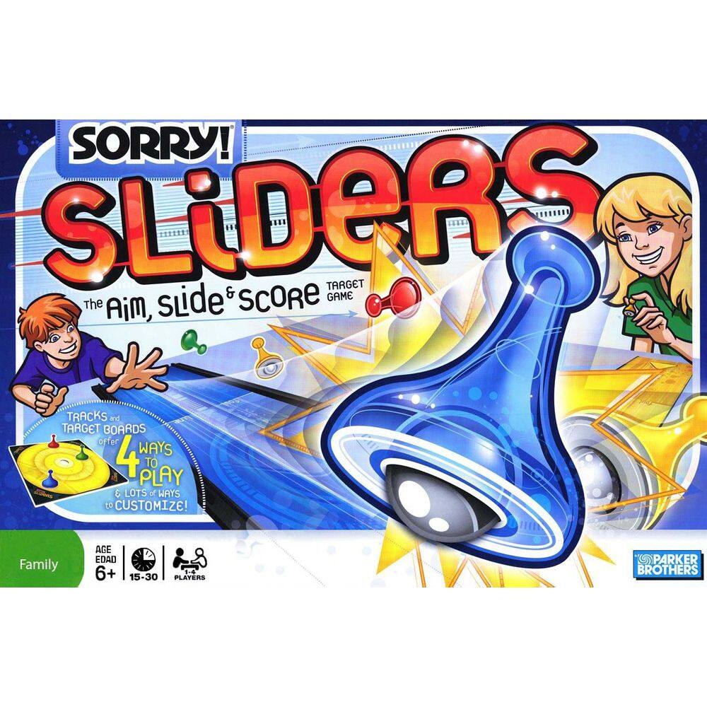 Jogo de tabuleiro Hasbro Parker Brothers Sorry! Sliders
