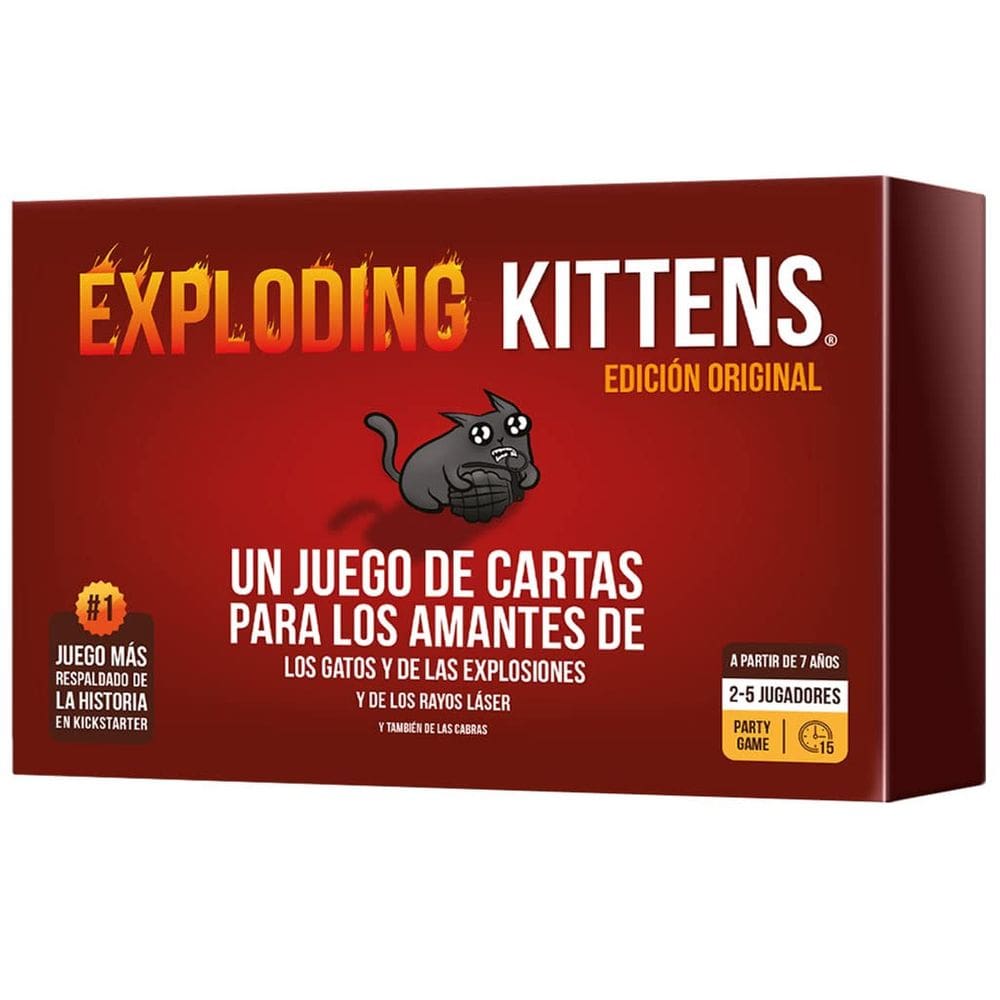 Jogo de cartas Exploding Kittens EKIEK01ES Versão em espanhol