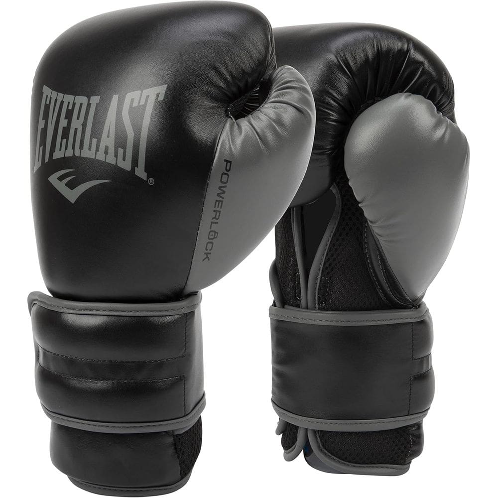Luvas de treino Everlast Powerlock 2 Hook & Loop 16 oz azuis