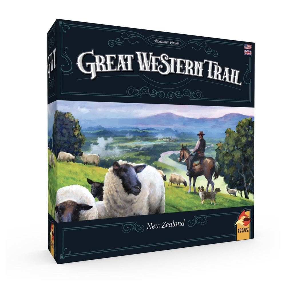 Jogo de tabuleiro Great Western Trail 2ª edição Nova Zelândia