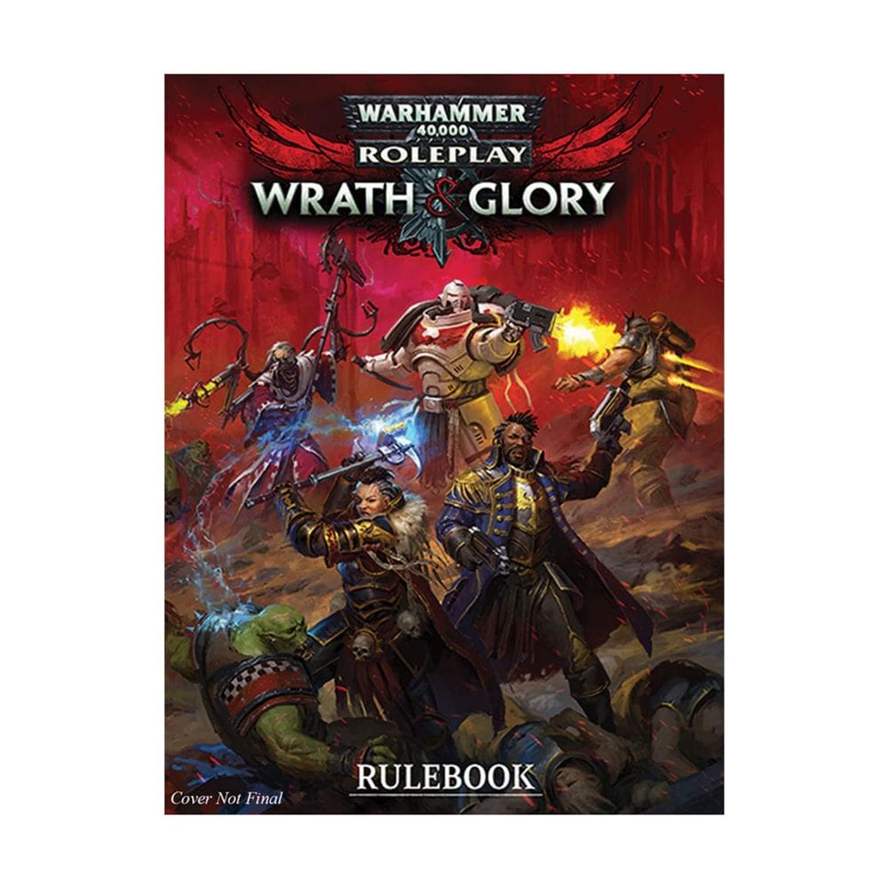 Livro de regras básico CUBICLE 7 Warhammer 40000 Wrath & Glory RPG