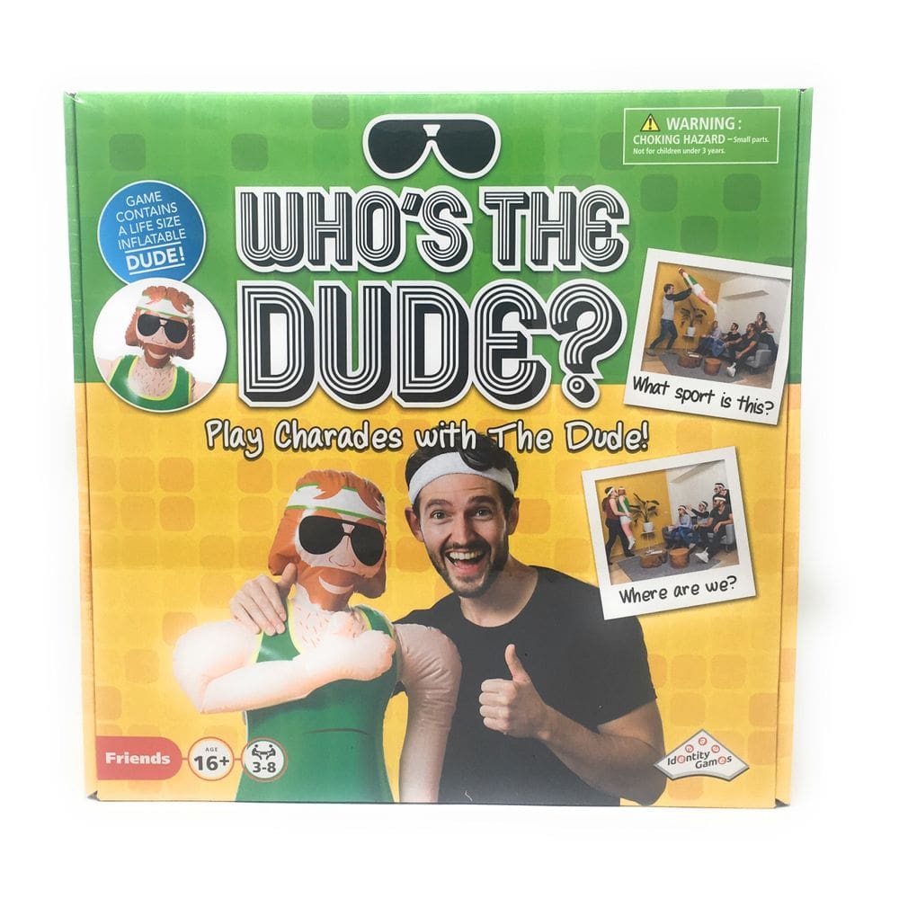 Charades Game Identity Who`s The Dude para famílias com mais de 16 anos