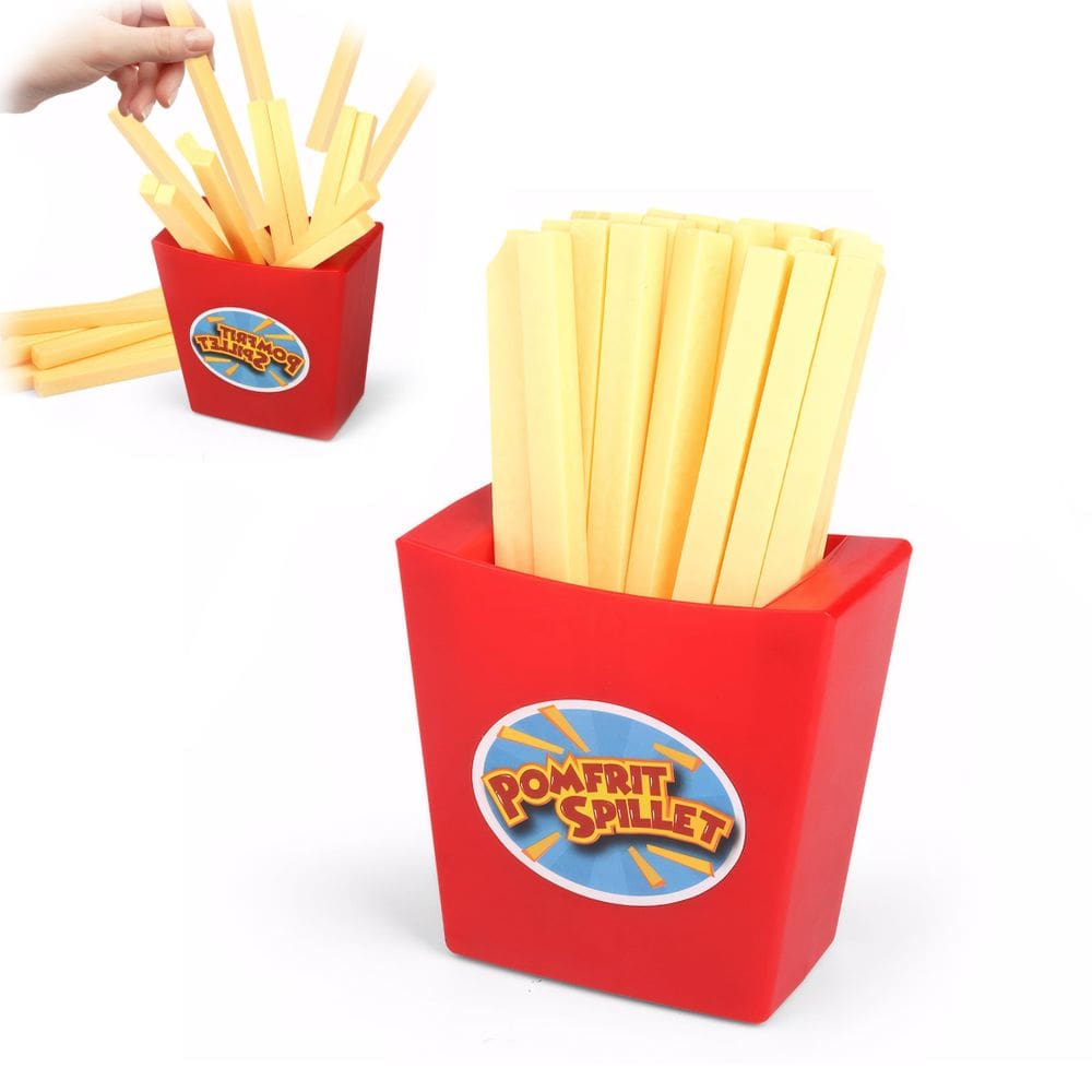 Jogo de tabuleiro OMAKCOO Flying French Fries para crianças e adultos
