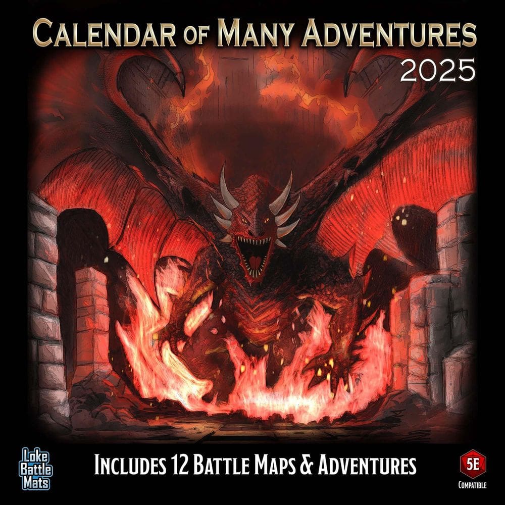 Jogo de tabuleiro Loke Calendar of Many Adventures 2025 2-10 jogadores
