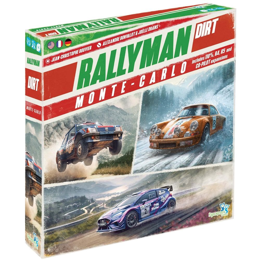 Jogo de tabuleiro Synapses Games Rallyman: Dirt Monte Carlo Expansion
