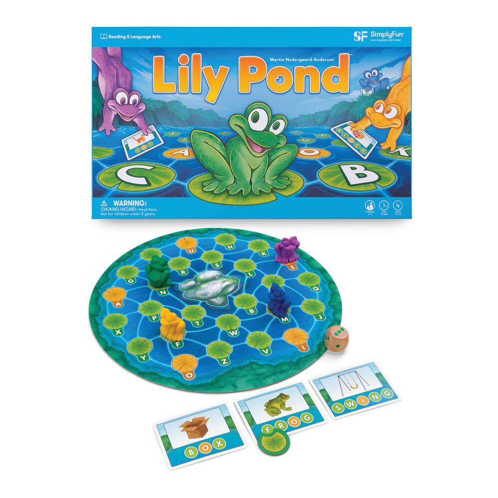 Jogo educativo SimplyFun Lily Pond para crianças de 4 anos ou mais