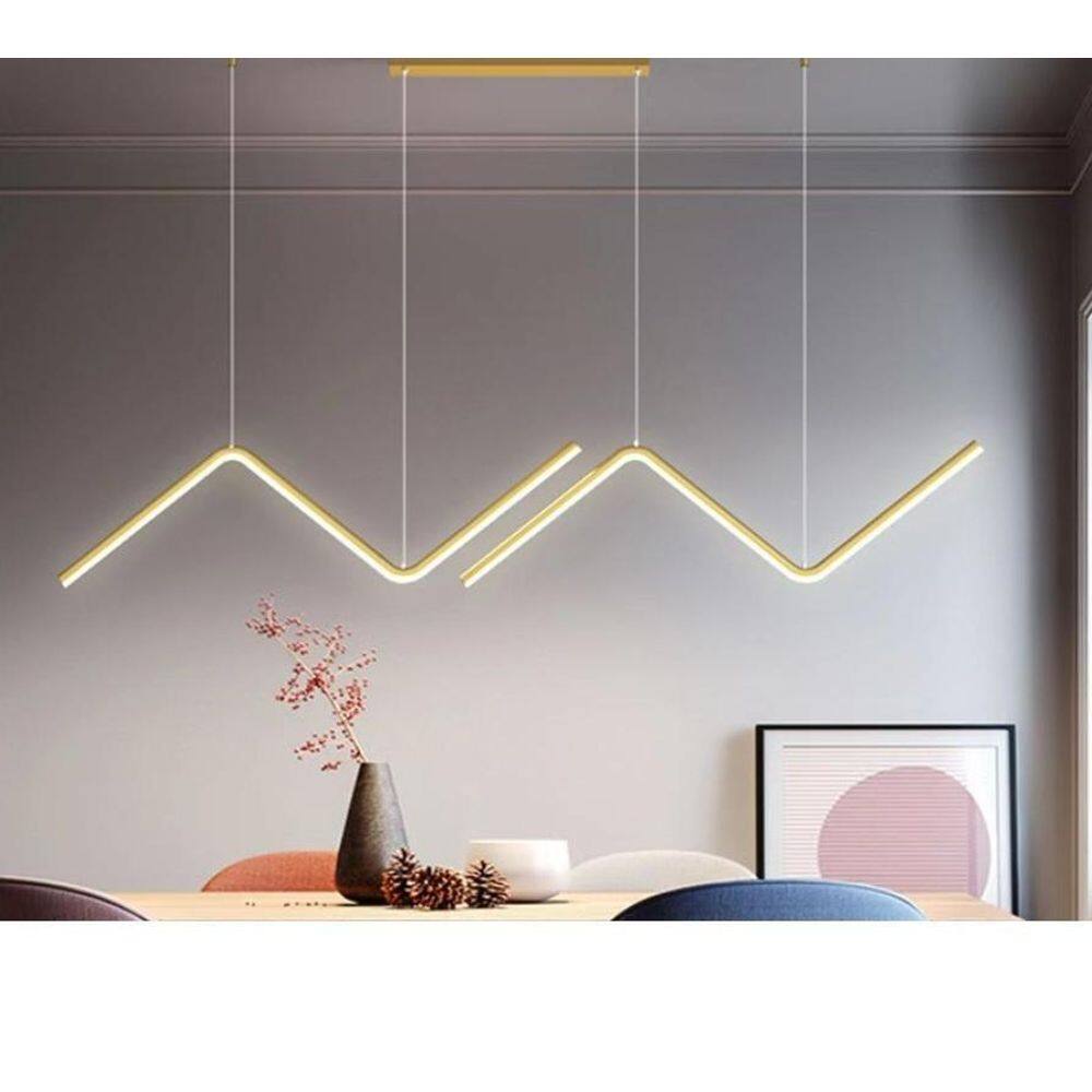 Pendente Moderno Zig Zag P/Mesa Jantar Bancada