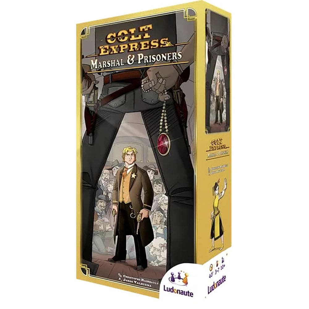 Jogo de tabuleiro Colt Express Marshal and Prisoners Expansion
