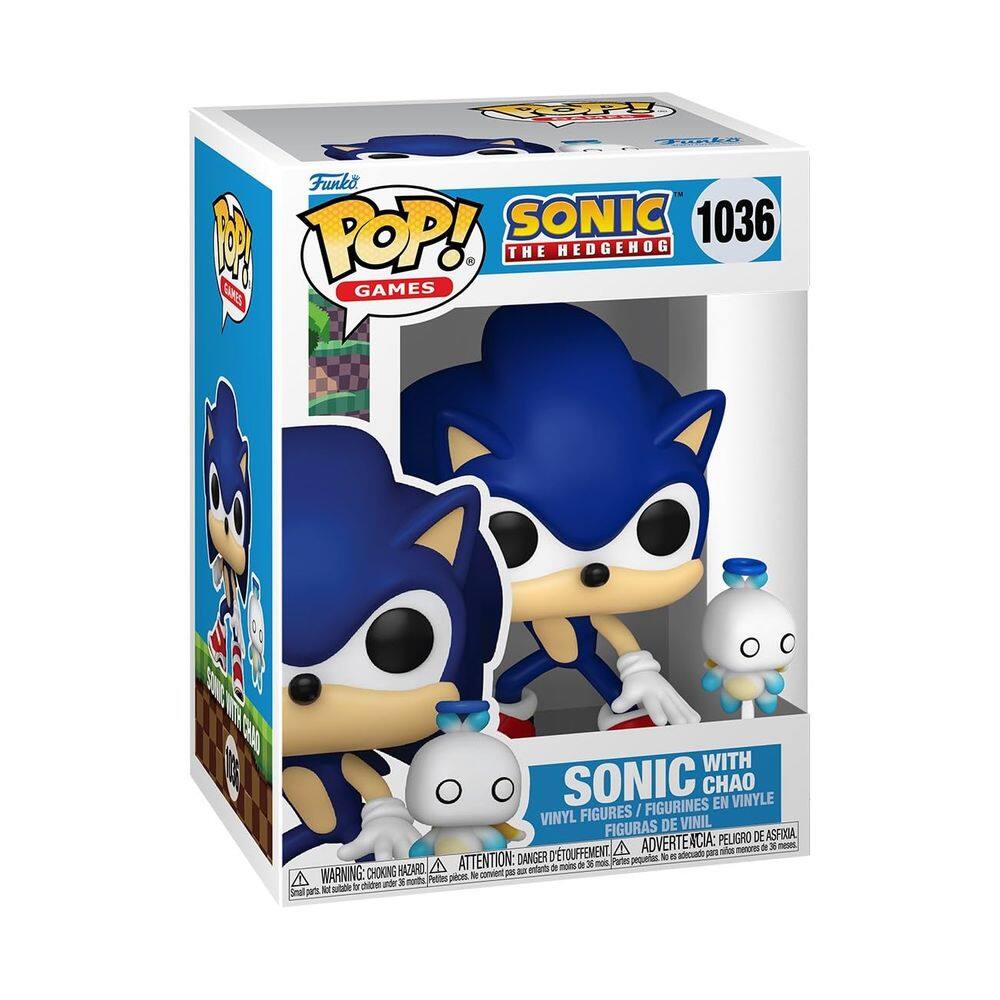 Boneco de vinil Funko POP & Buddy Sonic The Hedgehog Sonic