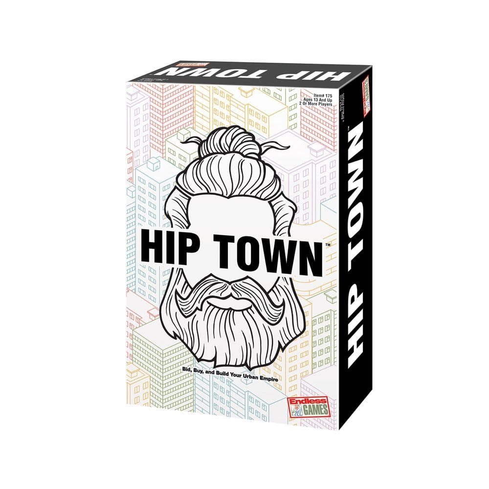 Jogo de tabuleiro Endless Games Hip Town Trading Bidding Building