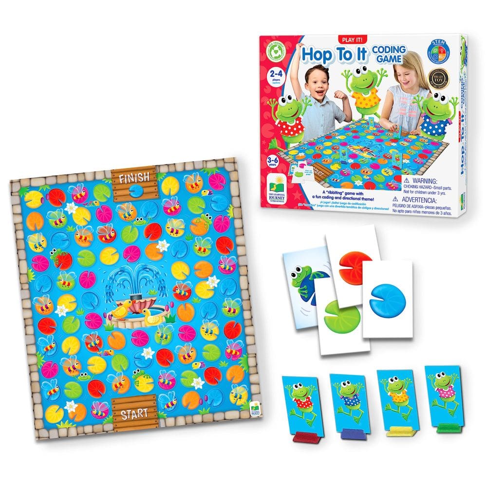 Jogo de codificação The Learning Journey Jogue It! Hop to It Kids 3+