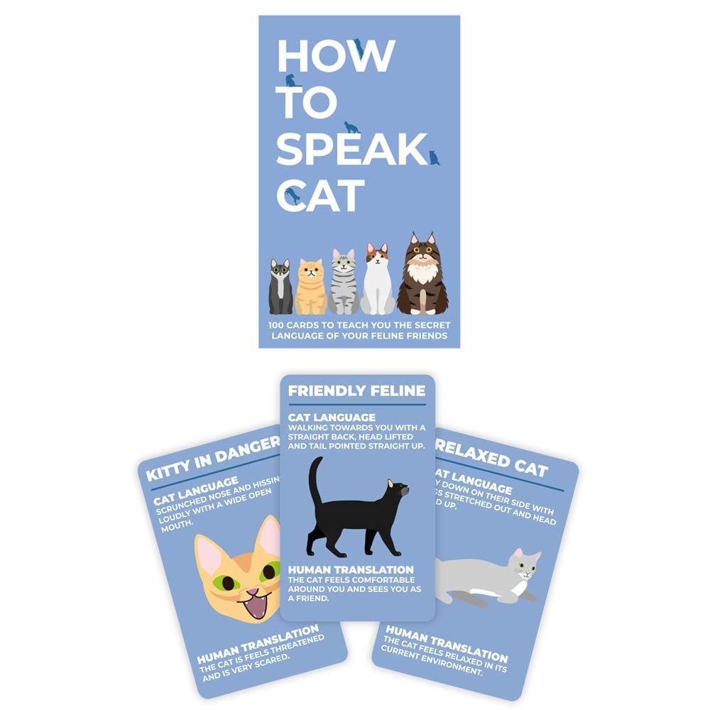 Jogo de cartas Gift Republic How To Speak Cat 100 Cards