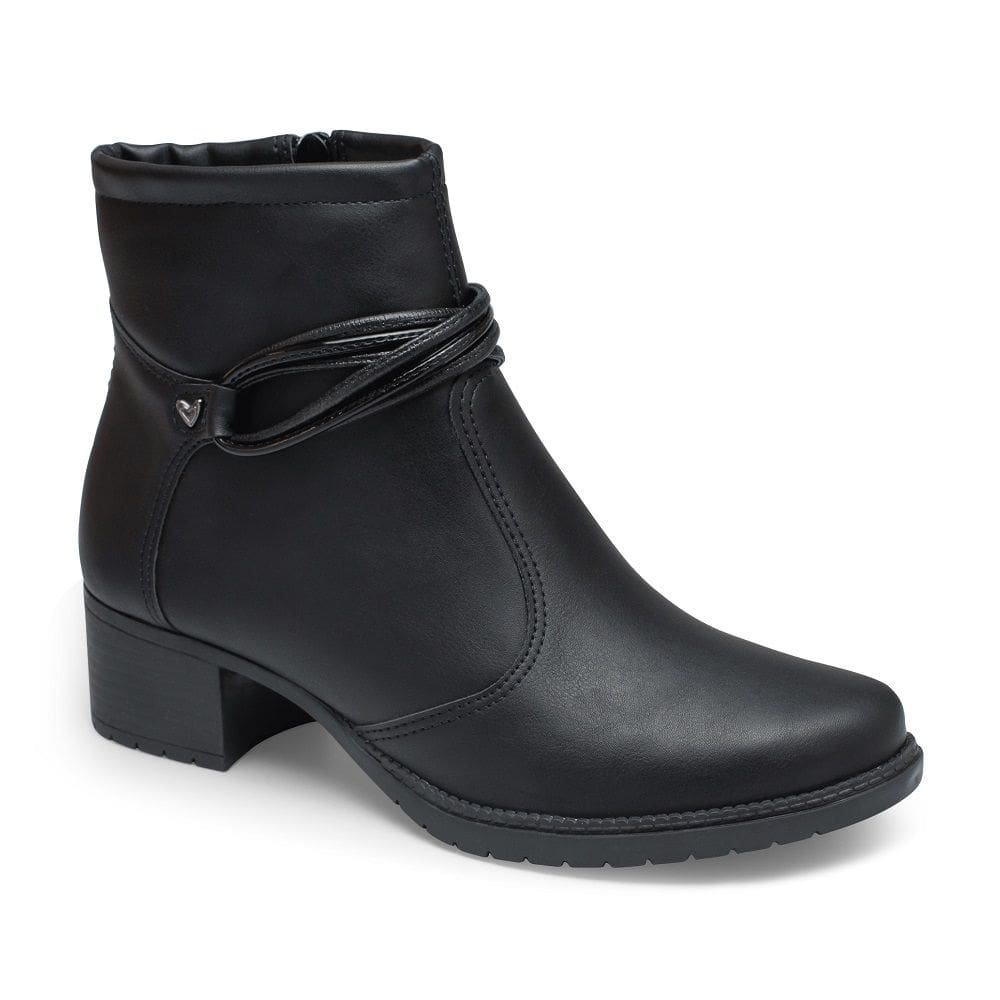 Bota Cano Curto Mississipi MC802 Feminina - Preta