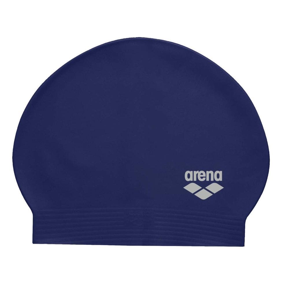 Boné de natação Arena Soft Latex para treinamento e fitness Navy