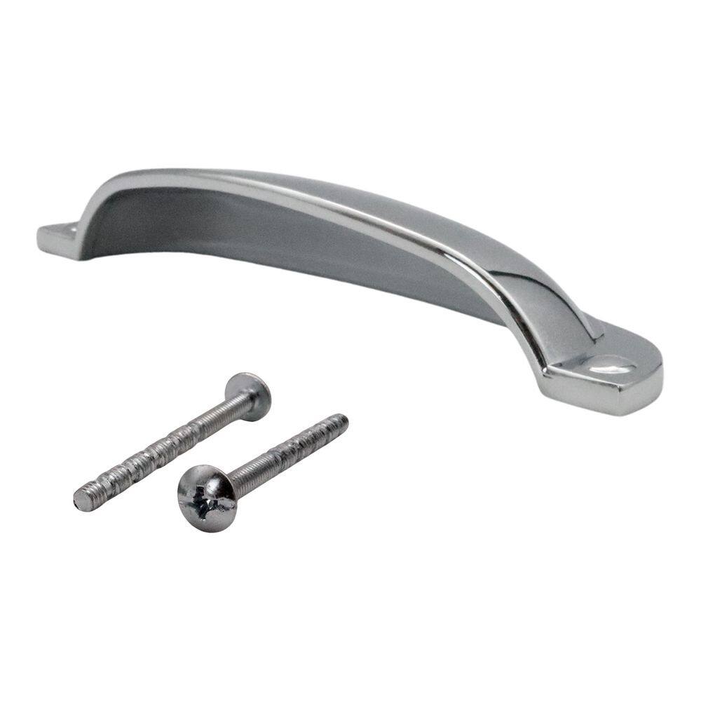 Puxador Móveis Armários Vintage Cromado 96mm 2000 Pauma