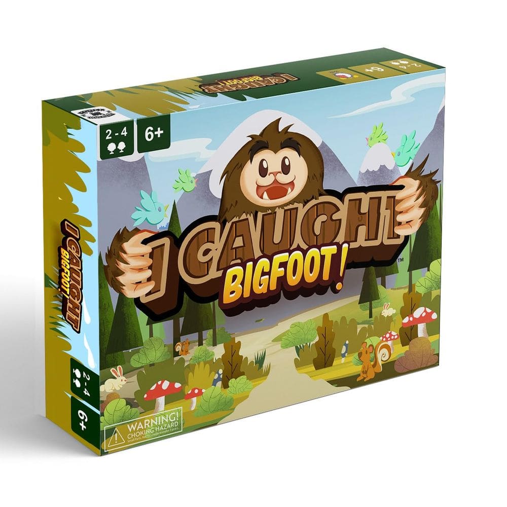 Jogo de tabuleiro Covered Wagon Games I Caught Bigfoot! Crianças com mais de 6 anos