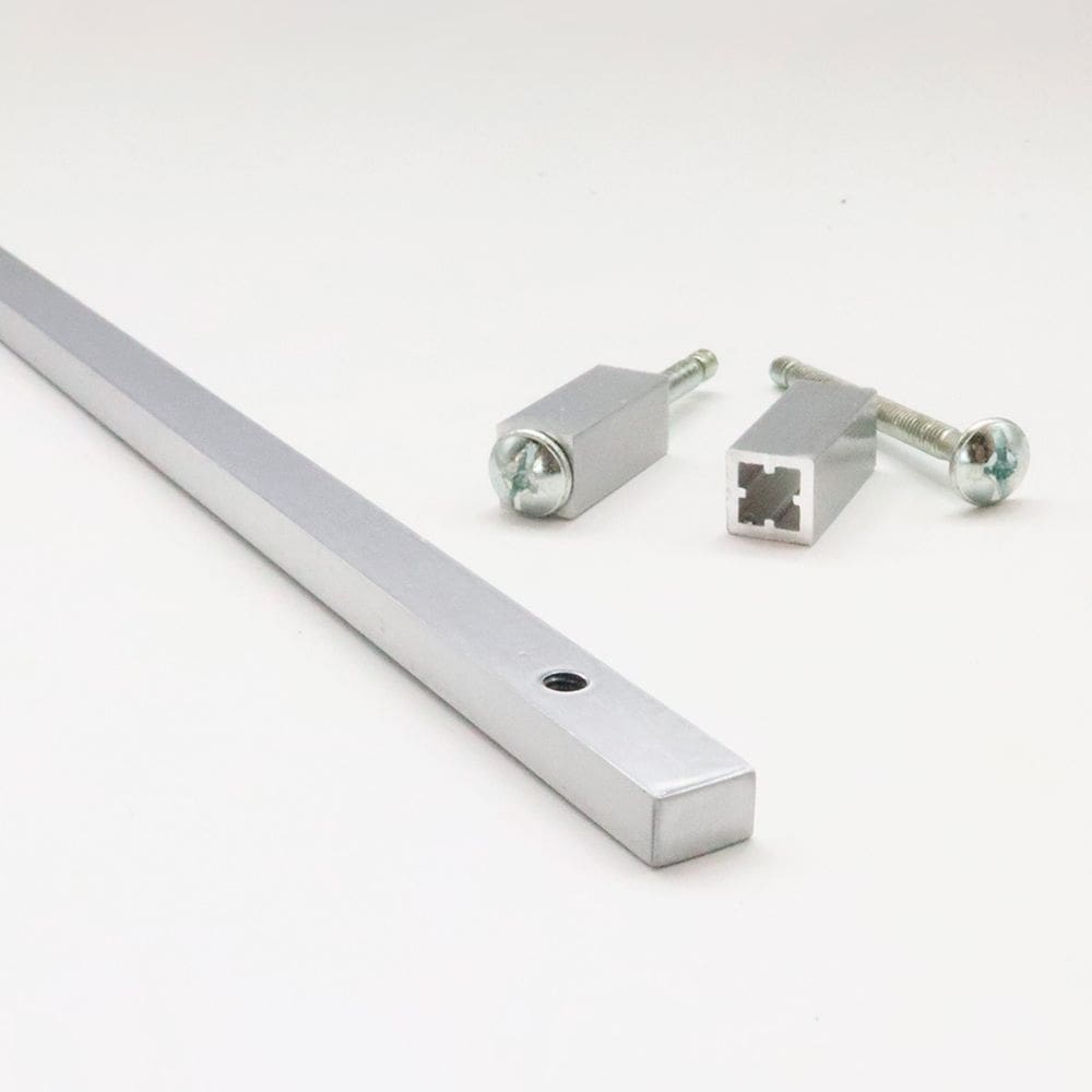 Puxador Móveis Portas Armários Alumínio Acetinado 448mm 277 Pauma