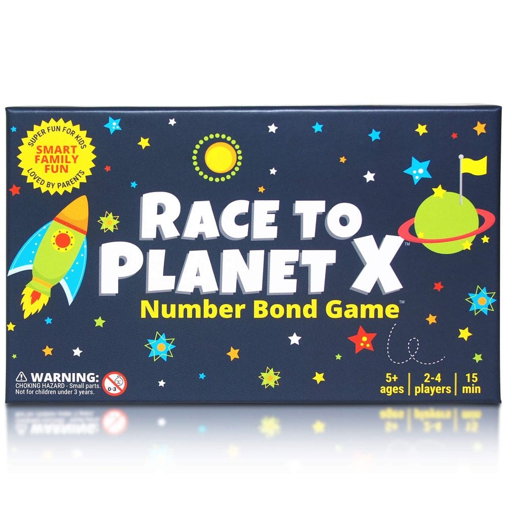 Jogo de tabuleiro Number Bond Race to Planet X Math K-3rd Grade