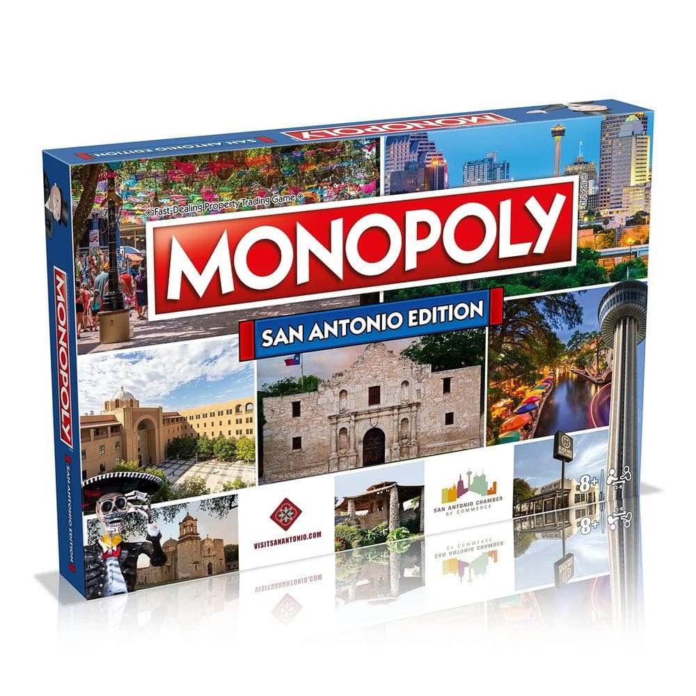 Jogo de tabuleiro Monopoly San Antonio Edition 2-6 jogadores
