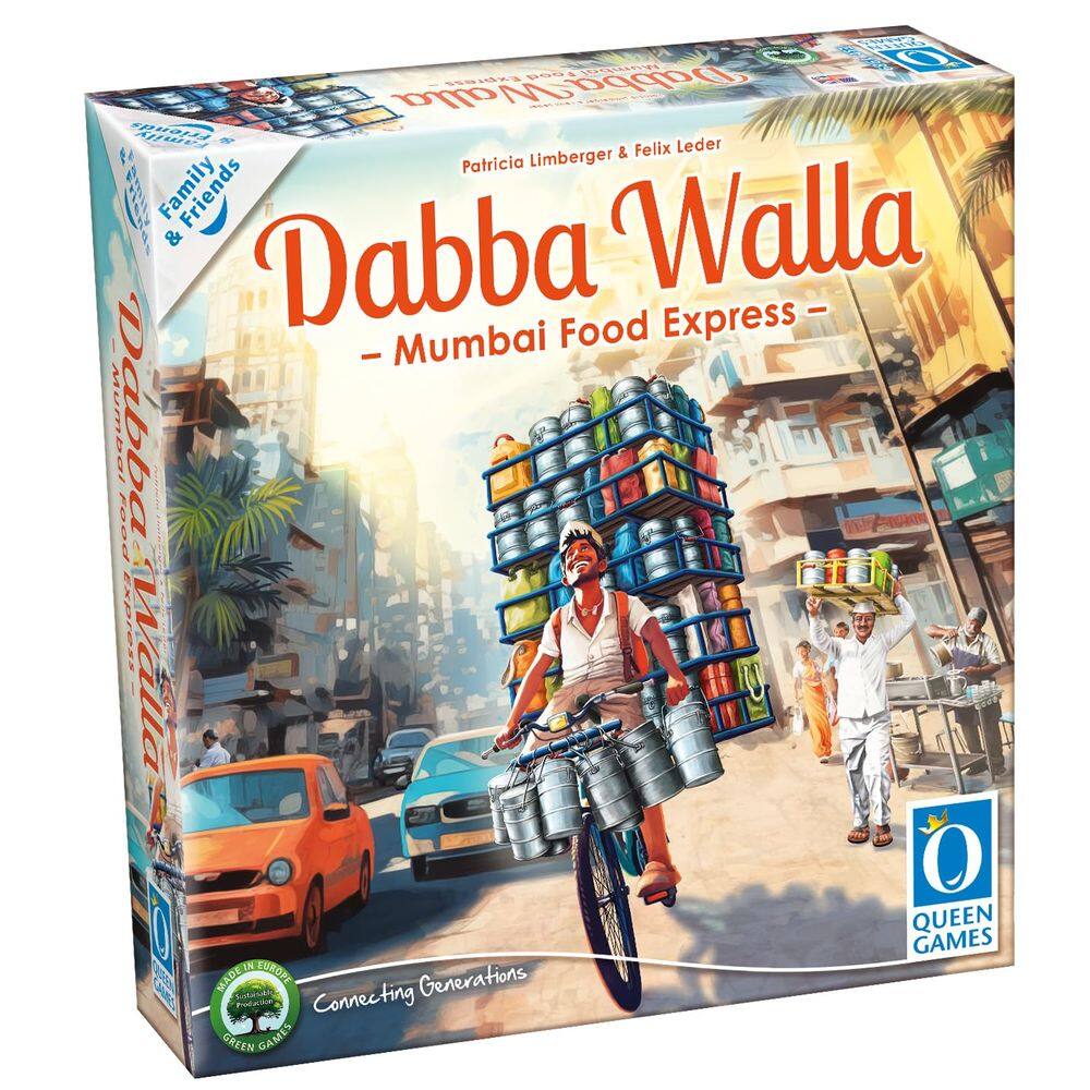 Jogo de Tabuleiro Queen Games Dabba Walla Mumbai Food Express