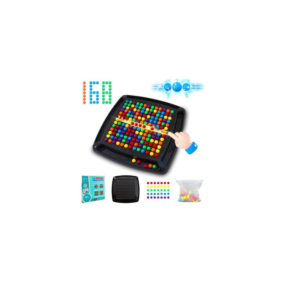 Jogo de tabuleiro Moiegouct 168PCS Marbles Intellectual Chessboard