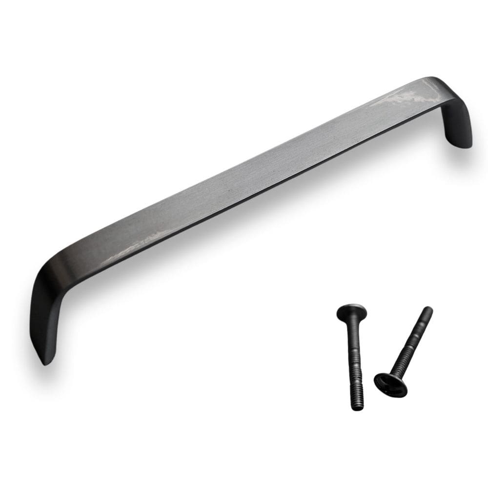 Puxador Móveis Armários Aluminío Acetinado 128mm 256 Pauma