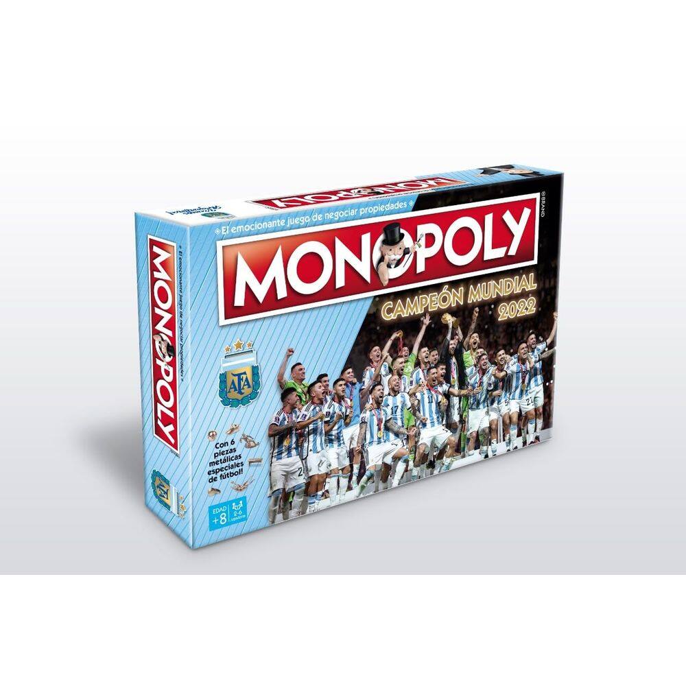 Jogo de Tabuleiro Monopoly Argentina Campeon Mundial Edition