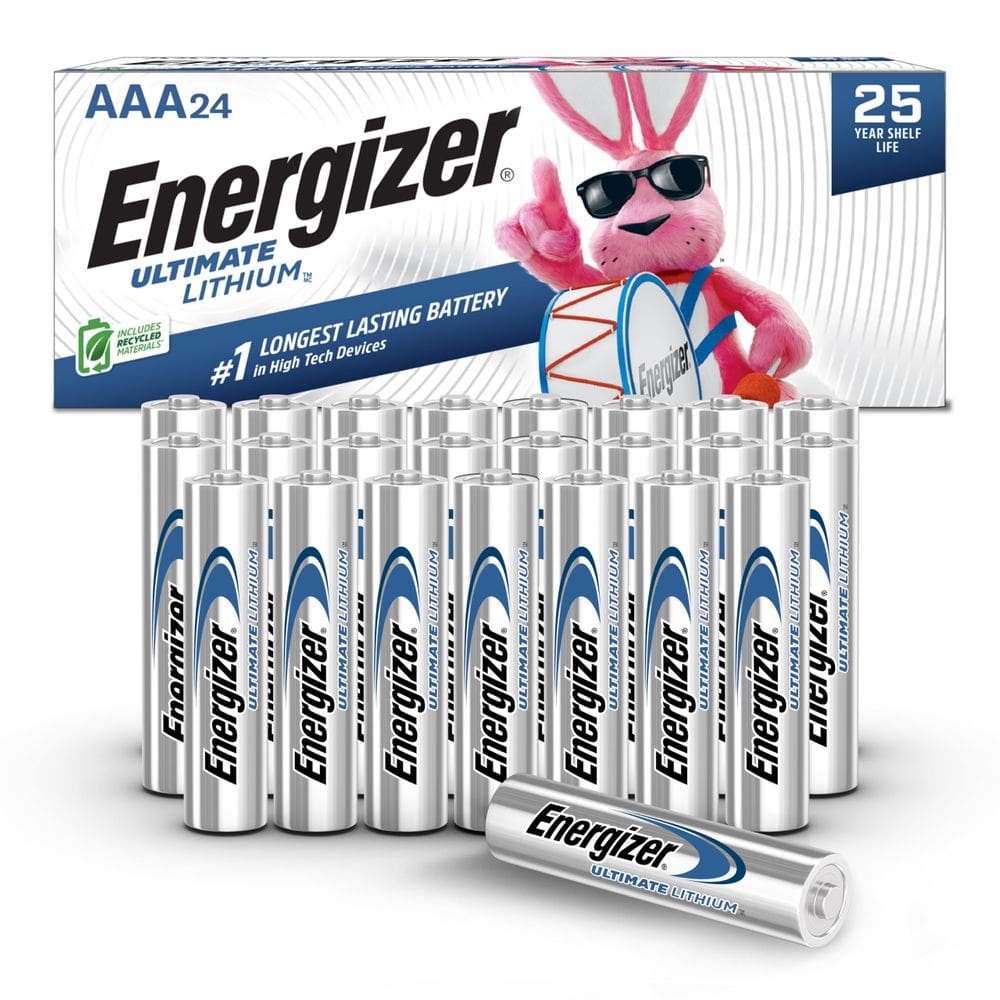 Bateria Energizer Ultimate Lithium AAA, pacote com 24