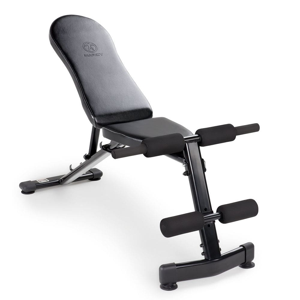Banco de musculação Workout Utility Marcy SB-228 ajustável preto