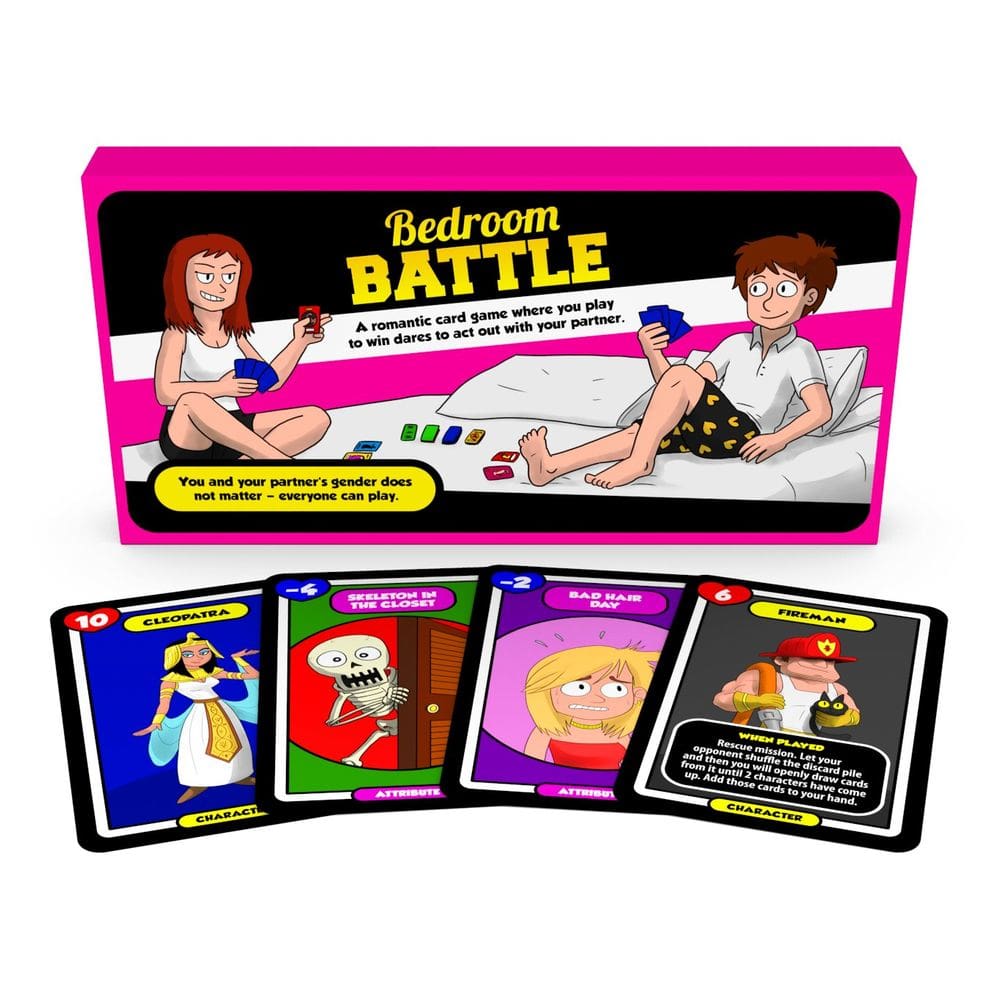 Jogo de cartas Tingletouch Games Bedroom Battle para casais