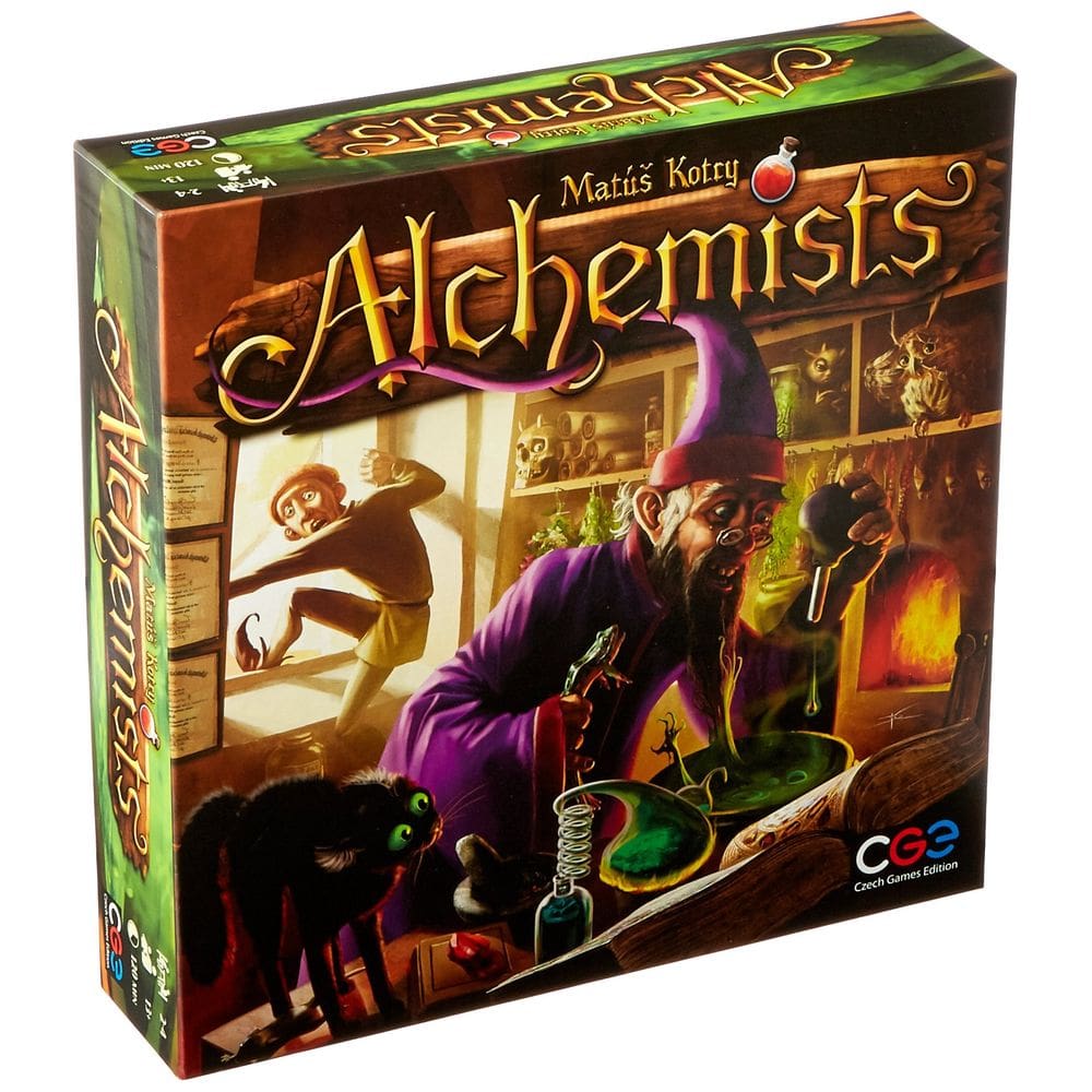 Jogo de tabuleiro Czech Games Alchemists Ages 13+ 2-4 jogadores 120min
