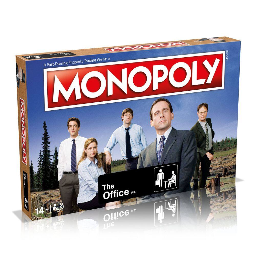 O jogo de tabuleiro Winning move The Office Monopoly 2-6 jogadores