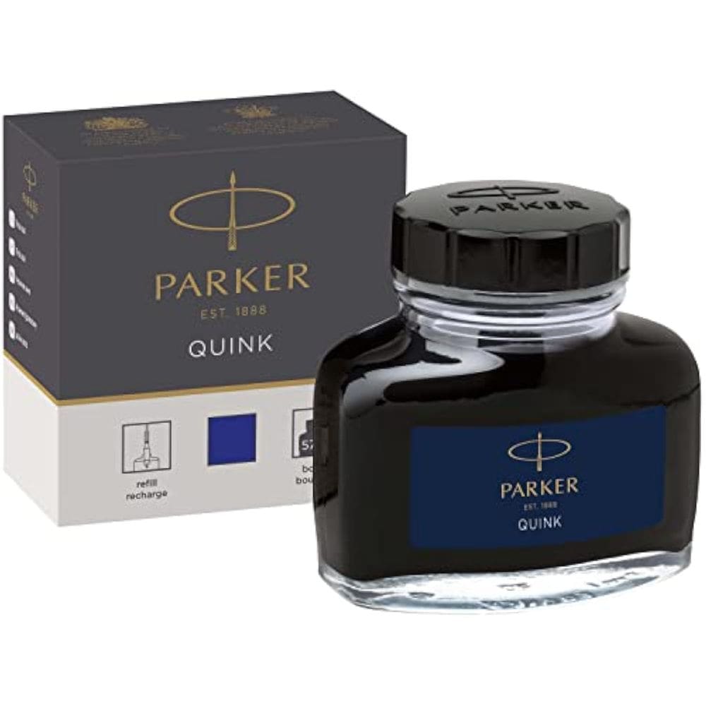 Caneta-tinteiro PARKER Quink Ink 57mL azul com caixa