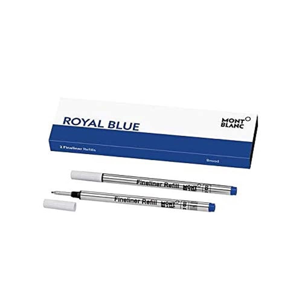 Refil de caneta Montblanc Royal Blue Fine Liner 2x1