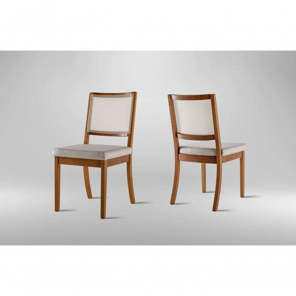 Cadeiras Para Mesa De Jantar Com Telinha - Fiona - Requinte Salas