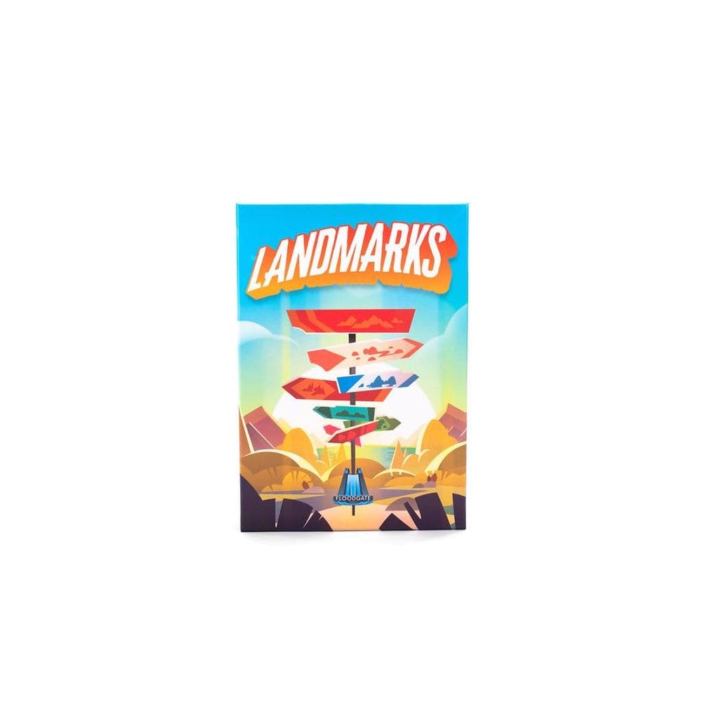 Jogo de tabuleiro cooperativo Floodgate Landmarks Adultos Crianças