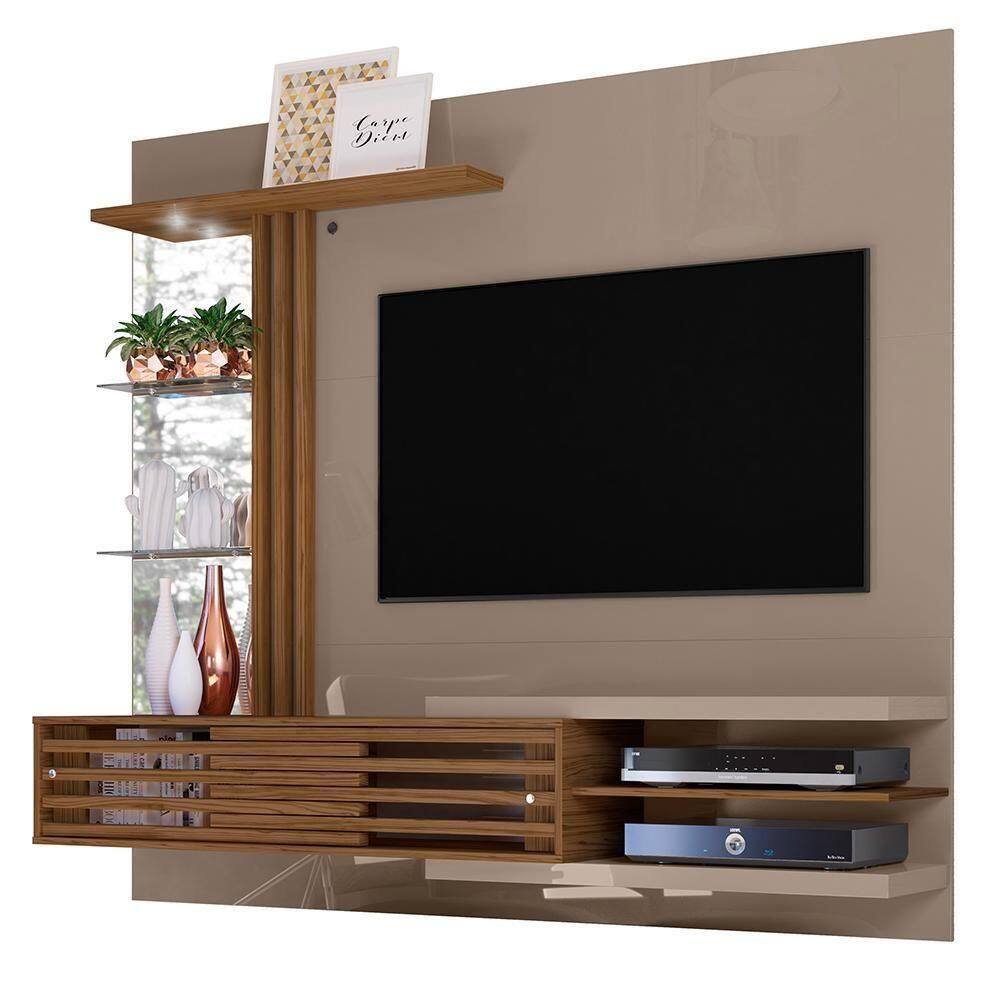 Painel Home Suspenso Frizz Supreme Fendi-naturale Para Tv Até 55 Madetec Fendi-naturale