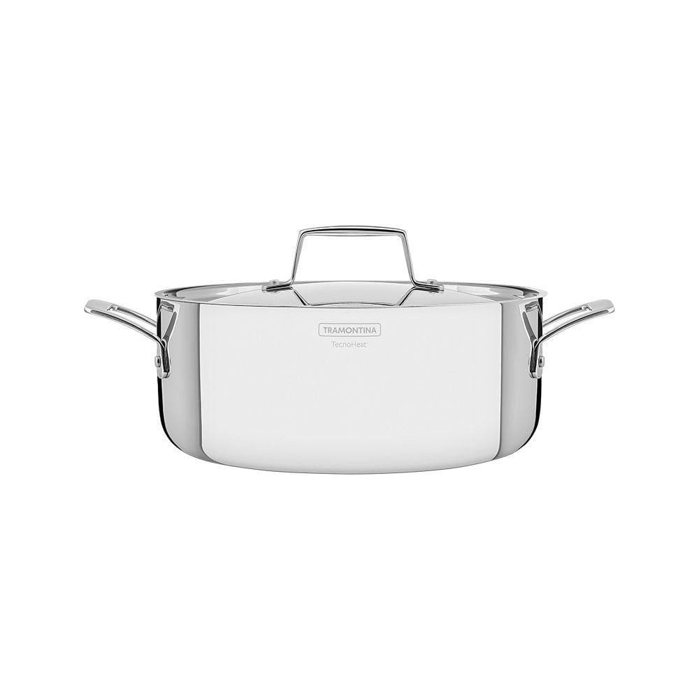 Caçarola Rasa Corpo Triplo Tramontina Grano 62143240 Inox