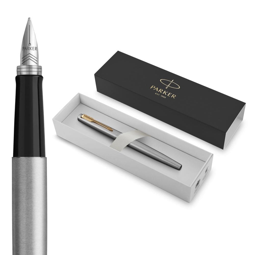 Caneta-tinteiro Parker Jotter Barril de aço inoxidável