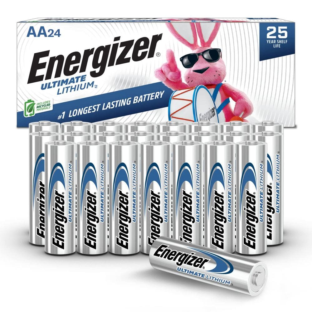 Bateria Energizer Ultimate Lithium AA, pacote com 24