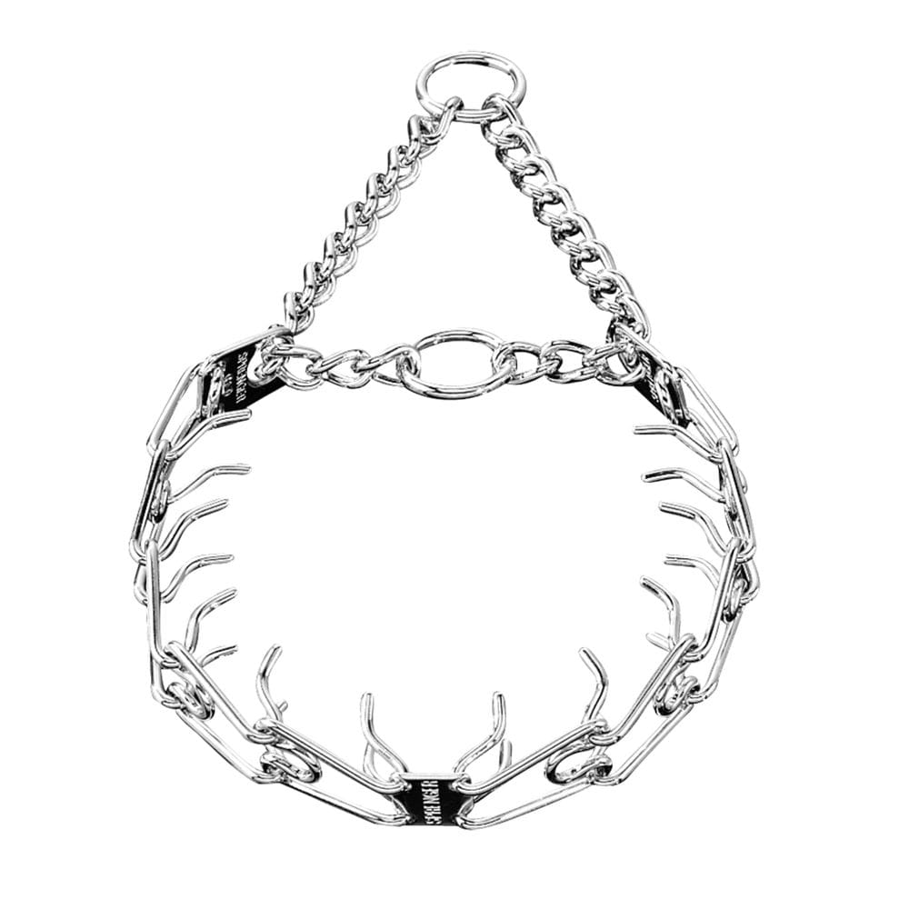 Coleira para cães Herm Sprenger cromada Ultra-Plus Pinch 55 cm