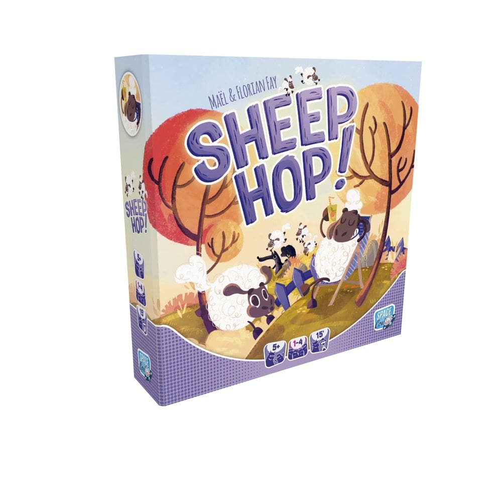 Jogo de Tabuleiro Space Cow Sheep Hop Cooperative Strategy 5+